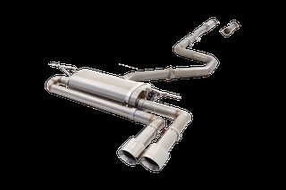 3" Cat-Back System with Varex Muffler, 304 Stainless Steel