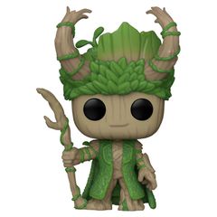POP figure Marvel We Are Groot - Groot as Loki-thumb-1