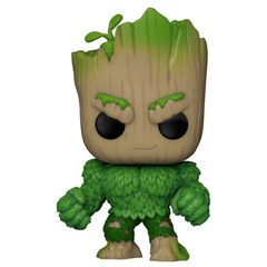 POP figure Marvel We Are Groot - Groot as Hulk-thumb-1