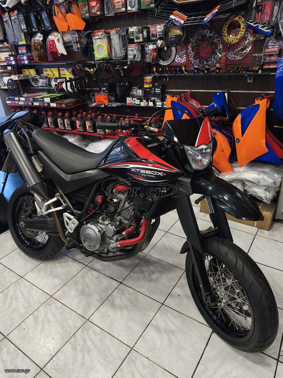 Yamaha XT 660X 2008 GEN2"BLACK-RED"STOP MT""FATBAR""ΣΕ ΑΡΙΣΤΗ ΚΑΤΑ/ΣΗ"ΔΙΠΛΩΜΑ Α2