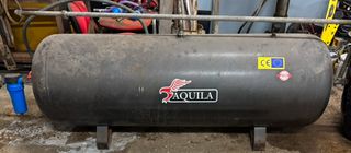 Αεροφυλάκιο Aquila 500lt - Οριζόντιο με Βάση- 10bar (CE)