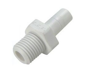 Ρακόρ Πλαστικό Ίσιο 1/4″ αρσ. – 4×6 σωλ. Καρφί [κωδ.1069]