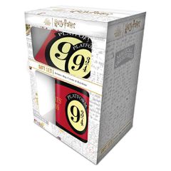 HARRY POTTER (PLATFORM 9 3/4) GIFT SET (MUG, COASTER & KEYCHAIN) / Fan Shop and Merchandise