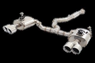 3" Cat-Back System with Varex Mufflers (VALVED SYSTEM), 304 Stainless Steel