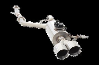 2.5" Cat-Back System with Varex Muffler, 304 Stainless Steel