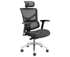 @Work Καρέκλα Business Iliac II Μαύρη ΠΛΑΣΙΟ