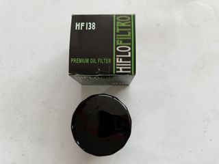 ΦΙΛΤΡΟ ΛΑΔΙΟΥ  HIFLOFILTRO HF138 APRILIA/ SUZUKI/ KAWASAKI/ KYMCO/ CHERY/ ARCTIC CAT