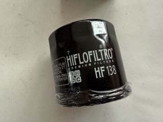 ΦΙΛΤΡΟ ΛΑΔΙΟΥ  HIFLOFILTRO HF138 APRILIA/ SUZUKI/ KAWASAKI/ KYMCO/ CHERY/ ARCTIC CAT-thumb-1