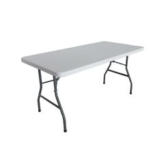 Τραπέζι catering-συνεδρίου Aprilia pakoworld λευκό μονοκόμματη επιφάνεια 152x76x74εκ