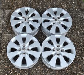 Ζάντες αλουμινίου αυθεντικές Suzuki Splash, 15'', 4x100, 4 τεμάχια