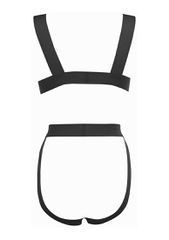 Just a Crush - Teddy Open Back - OS - Black-thumb-2