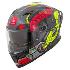 Κράνος Μηχανής Fullface MT Braker SV  Bersin B3 fluo matt