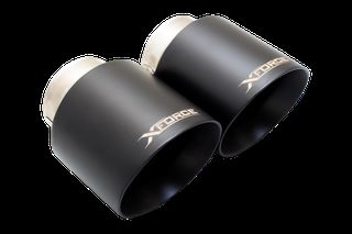 4" Black Tips (for Xforce system only, will NOT fit OEM)