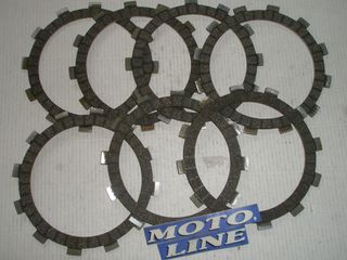 ΔΙΣΚΟΙ ΣΥΜΠΛΕΚΤΗ,YAMAHA(DT250-400MX.78-81)(XS250/400.78-81/750.77-81)(YZ465.80-81,ΣΕΤ(ΜCC407-7TEM)JAPAN.148/134/111,5/3xιλ ΠΡΟΣΦΟΡΑ υπολοιπο στοκ