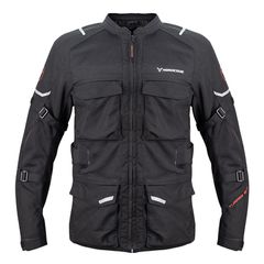 Κωδ.300986 Nordcode Μπουφάν Μηχανής Tuareg Evo oversize Ripstop καλοκαιρινό μαύρο τηλ.215-215-8211