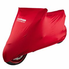 Κωδ.312286 Oxford κουκούλα μηχανής Protex Stretch CV1 εσωτερικού χώρου κόκκινη τηλ.215-215-8211