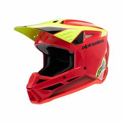 Κωδ.317530 Παδικό Κράνος Alpinestars Supertech M3 Motocross Παιδικό μαύρο-κόκκινο-κίτρινο τηλ.215-215-8211