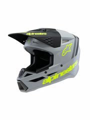 Κωδ.317532 Παδικό Κράνος Alpinestars Supertech M3 Motocross Παιδικό μαύρο-γκρι-κίτρινο τηλ.215-215-8211