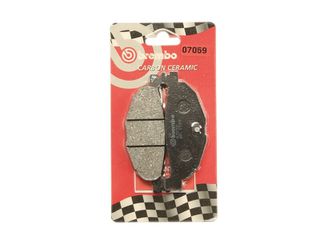 ---Κλειστά έως 21/8/2026--- Brembo τακάκια scooter πίσω carbon ceramicCC, 37,1x96,6x11,8mm για YAMAHA YP 400 2005-2007