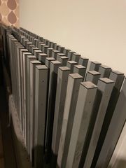 ΜΕΤΑΛΛΙΚΑ ΚΟΛΩΝΑΚΙΑ 5χ5 ΜΕ 86cm ΥΨΟΣ ΒΑΡΕΩΣ ΤΥΠΟΥ ΣΙΔΕΡΟ...ΚΑΙ ΤΑΒΛΕΣWPC ΕΙΝΑΙ 360χ2χ12cm...ΚΑΙΝΟΥΡΓΙΑ ΑΧΡΗΣΙΜΟΠΟΙΗΤΑ-thumb-2