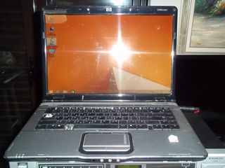 Laptop HP DV6000 15,6", πληρες με τροφοδοτικο