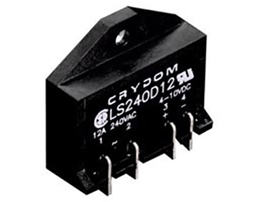 Ρελέ SOLID STATE PCB 12A με τάση 4-10VDC LS240D12 CRYDOM