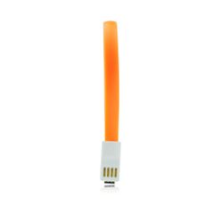 USB καλώδιο για iPhone-με μαγνήτη 5/5C/5S/6/6+ 20cm σε πορτοκαλί χρώμα