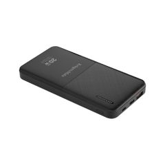Powerbank με χωρητικότητα μπαταρίας 10000mAh με λειτουργία QC και PD Kruger σε μαύρο χρώμα