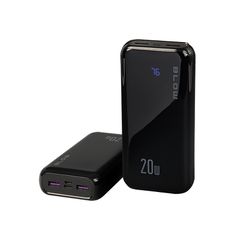 Powerbank 30000mAh 2xUSB QC PB30A BLOW σε μαύρο χρώμα υψηλής ποιότητας με οθόνη LED