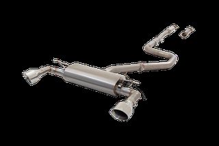 3" Cat-Back System with Varex Muffler, 304 Stainless Steel