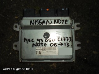 ΕΓΚΕΦΑΛΟΣ ΚΙΝΗΤΗΡΑ NISSAN NOTE 1.6 16V ΚΩΔ. ΚΙΝΗΤΗΡΑ HR16DE ΚΩΔ. ΕΓΚΕΦΑΛΟΥ MEC93050C17731 , MOD 2006-2011