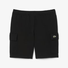 Βερμούδα ανδρική Lacoste Cotton Cargo Black
