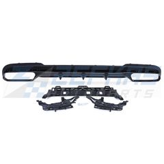 Σπόϊλερ πίσω προφυλακτήρα Black κατάλληλο για MERCEDES E-Class (W212) Sedan T-Modell Facelift (2013-2016) AMG-Line