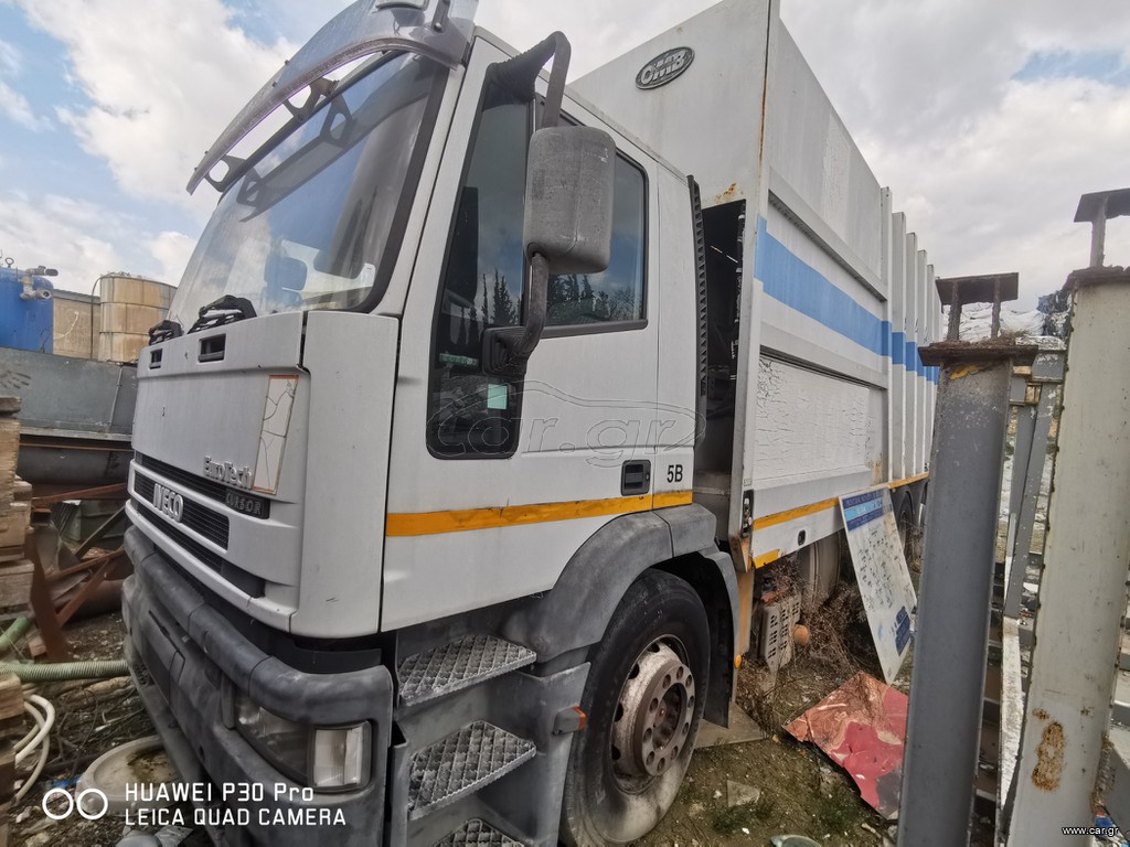 Απορριμματοφόρο Iveco 2002 EUROTECH PAV40320. ΠΛΑΙΝΗΣ ΦΟΡΤΩΣΗΣ