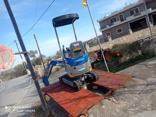 Tracked Excavator Graecus 2025 EB12-PRO / Μίνι τσαπάκι 1.2Τ,DIESEL KUBOTA,ΓΡΑΜΜΗ ΣΦΥΡΑΣ Κ.Α-thumb-1