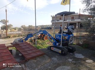 Tracked Excavator Graecus 2025 EB12-PRO / Μίνι τσαπάκι 1.2Τ,DIESEL KUBOTA,ΓΡΑΜΜΗ ΣΦΥΡΑΣ Κ.Α-thumb-3