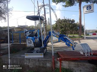 Tracked Excavator Graecus 2025 EB12-PRO / Μίνι τσαπάκι 1.2Τ,DIESEL KUBOTA,ΓΡΑΜΜΗ ΣΦΥΡΑΣ Κ.Α-thumb-4
