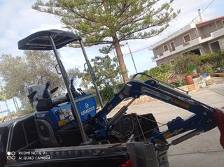 Tracked Excavator Graecus 2025 EB12-PRO / Μίνι τσαπάκι 1.2Τ,DIESEL KUBOTA,ΓΡΑΜΜΗ ΣΦΥΡΑΣ Κ.Α-thumb-16