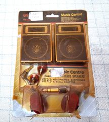 MUSIC CENTRE Speaker & Earthphones & Headphones Combi Set