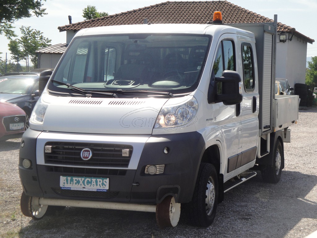 Σιδηροδρόμων-Συντήρηση Fiat 2015 DUCATO ΔΙΠΛΟΚΑΜΠΙΝΟ ΚΑΡΟΤΣΑ 4x4 2.300cc 130Ps.12.000KmΕURO5b