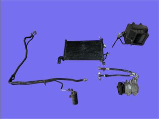 FORD RANGER 1999-2006 ΜΕΤΑΧΕΙΡΙΣΜΕΝΑ ΑΝΤΑΛΛΑΚΤΙΚΑ ( σετ κλιματιστικού aircondition κομπλέ γνήσιο μεταχειρισμένο κατάλληλο και για Mazda B2500 )
