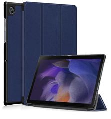 Trifold θηκη βιβλιο για SAMSUNG GALAXY TAB A8 10.5 INCH SM-X200/X205/X207 ΣΚΟΥΡΟ ΜΠΛΕ