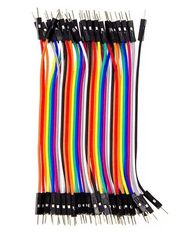 JUMPER WIRES 15cm 2.54mm Αρσενικό σε Αρσενικό (10 TEMAXIA)