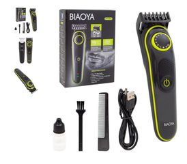 BIAOYA BAY-9900 Κουρευτική και Ξυριστική Μηχανή Μαλλιών-Προσώπου-Σώματος Μαύρη