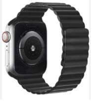 Λουράκι για SmartWatch Μαύρο - Συμβατό με Apple watch 42/44/45/49mm