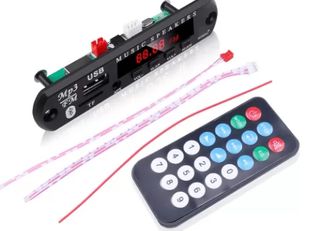 Kebidu 9V-12V MP3 WMA Decoder Board Audio Module USB TF Radio Bluetooth 5.0 Wireless Music Car MP3 Player With Remote Control (BULK) (OEM)