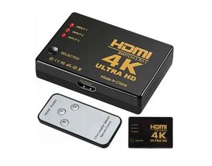 Διακλαδωτής HDMI Splitter Μετατροπέας 1x3 4K Ultra HD με USB σύνδεση και χειρίστηριο
