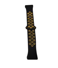 Λουράκι Smartwatch για Huawei Band 6 / Honor Band 6 Σιλικόνη Μαύρο / Κίτρινο