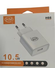 HM ADAPTER CHARGER H66 10.5W USB A , 2.1A 5V