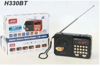 JOC H330BT BLACK Digital FM Radio Speaker USB Disk TF AUX